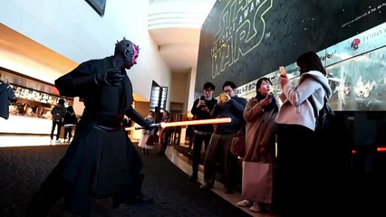 Japanese megafans dress up for Star Wars movie