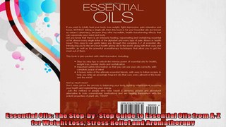 Essential Oils The Stepby Step Guide to Essential Oils from AZ for Weight Loss Stress