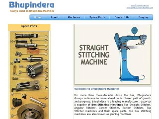 Bhupindera Group's Box Stitching Machines