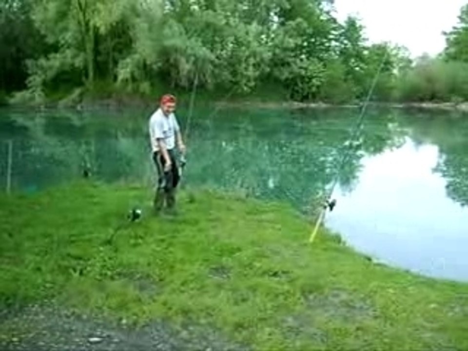 peche lancer perpendiculaire ! ! !