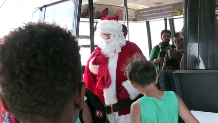 Papai Noel no Pão de Açúcar