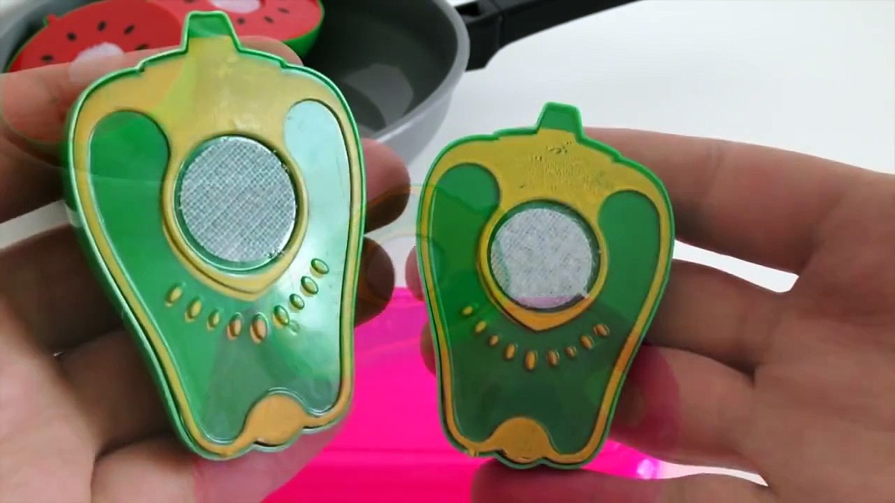 Spielzeug Schneid Obst und Gemüse Klett Spielzeug Wassermelone Erdbeere - Frutta e Verdura