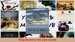 Read  King David in his own words Ebook Free
