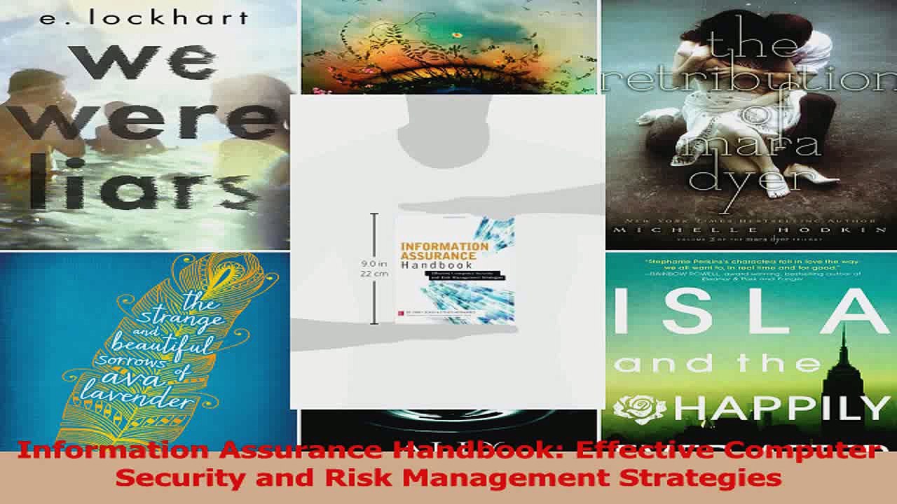 Information Assurance Handbook Effective Computer Security and Risk Management Strategies PDF
