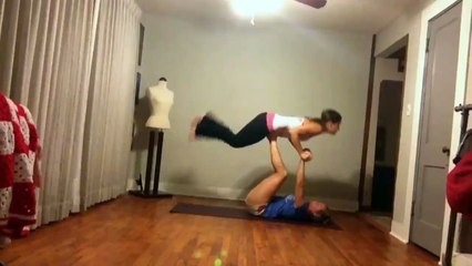 Almost Impressive Yoga Move Goes Wrong