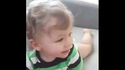 Adorable Baby Is Overly Excited That Dad s Home