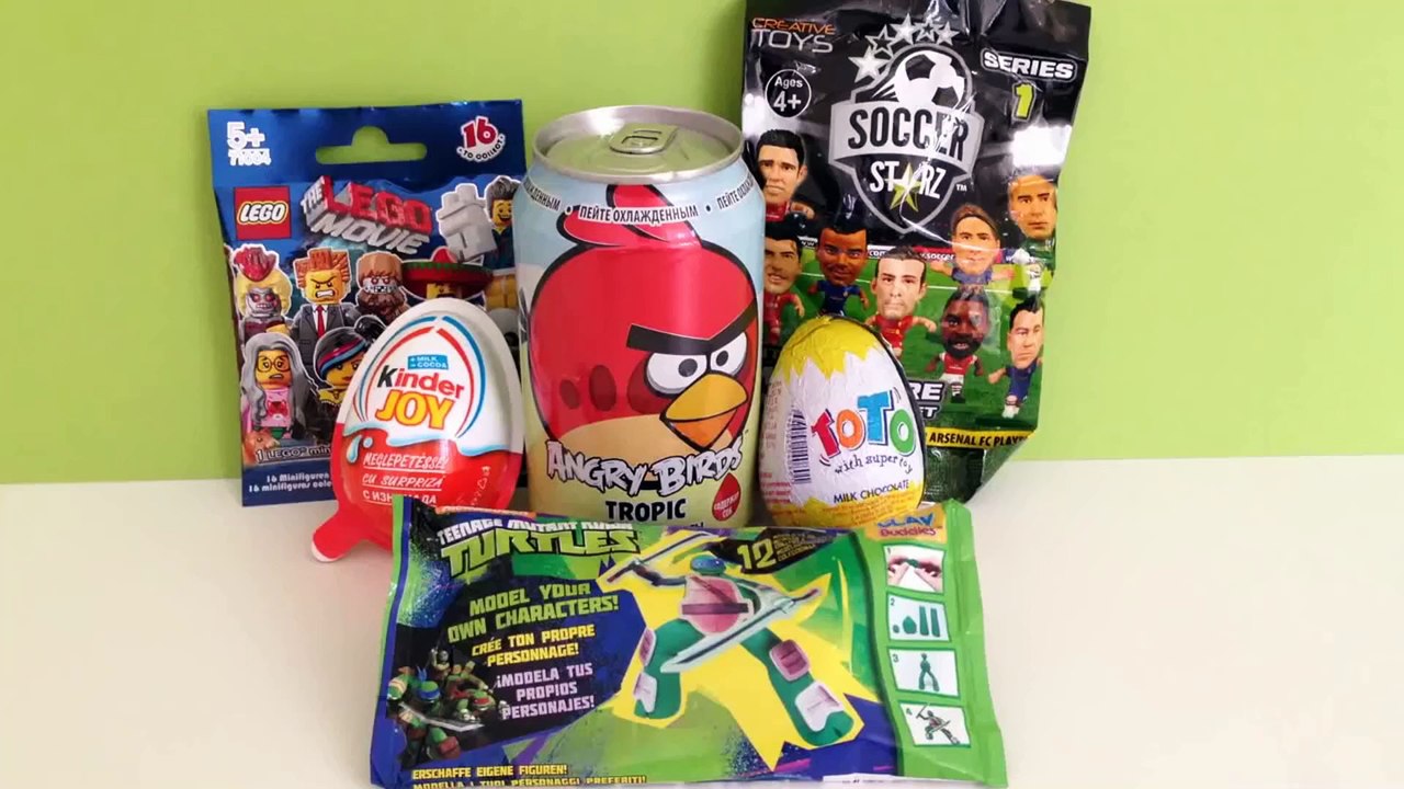 Teenage Mutant Ninja Turtles Blindsack Lego Film Blindsack Kinder Joy Überraschungseier Angry Birds
