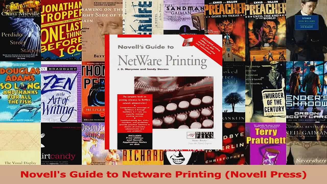Novells Guide to Netware Printing Novell Press PDF