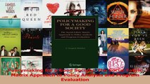 Read  Policymaking for a Good Society The Social Fabric Matrix Approach to Policy Analysis and Ebook Online