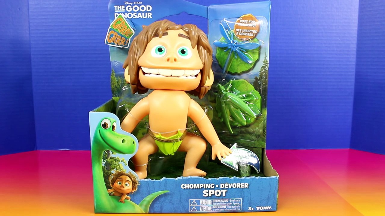 Disney Pixar The Good Dinosaur Chomping Spot Eats Disney Cars Lightning McQueen & Dusty Crophopper