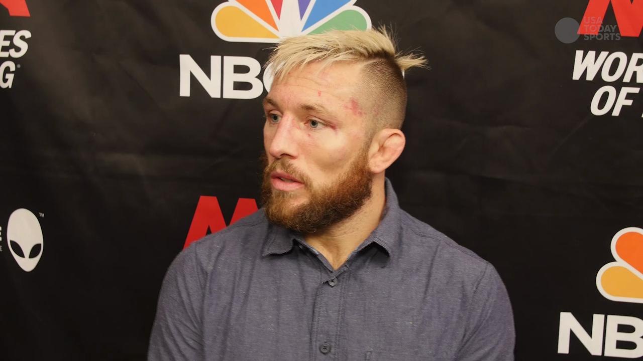 Former WSOF featherweight champ Lance Palmer post fight interview