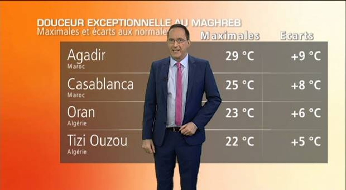 Maghreb : grande douceur en Algérie et au Maroc