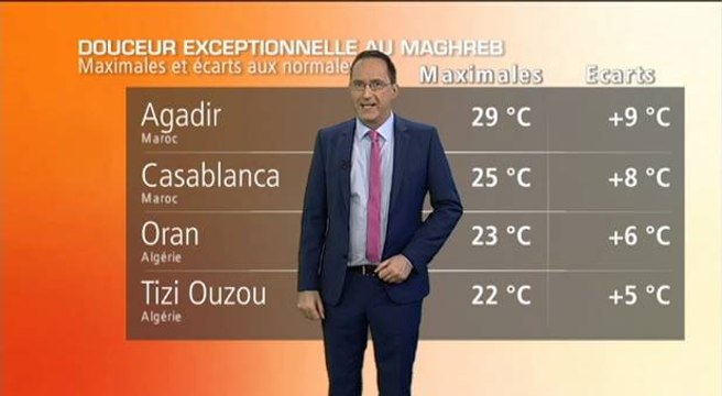 Maghreb : grande douceur en Algérie et au Maroc