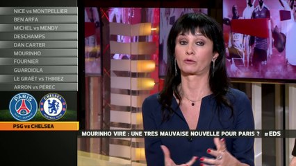 E21 - L'Equipe du Soir (extrait) : Mourinho viré, une très mauvaise nouvelle pour Paris ?