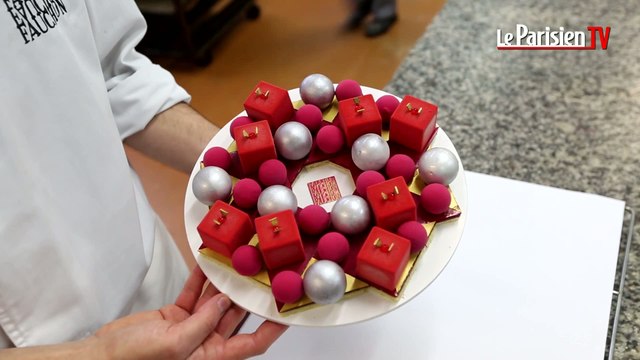 Dans les cuisines de Fauchon: la bûche de Noël
