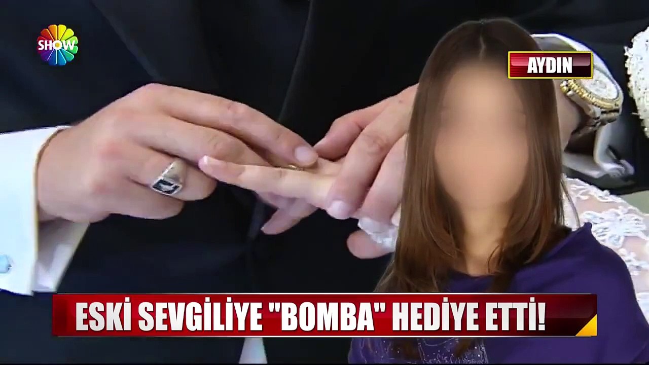 Eski sevgiliye düğününde bomba hediye etmek