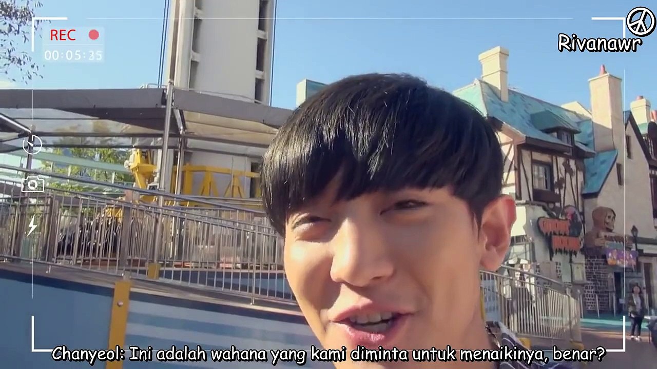 [INDO SUB]  EXO Chanyeol - Live In Gyro Drop Lotte World