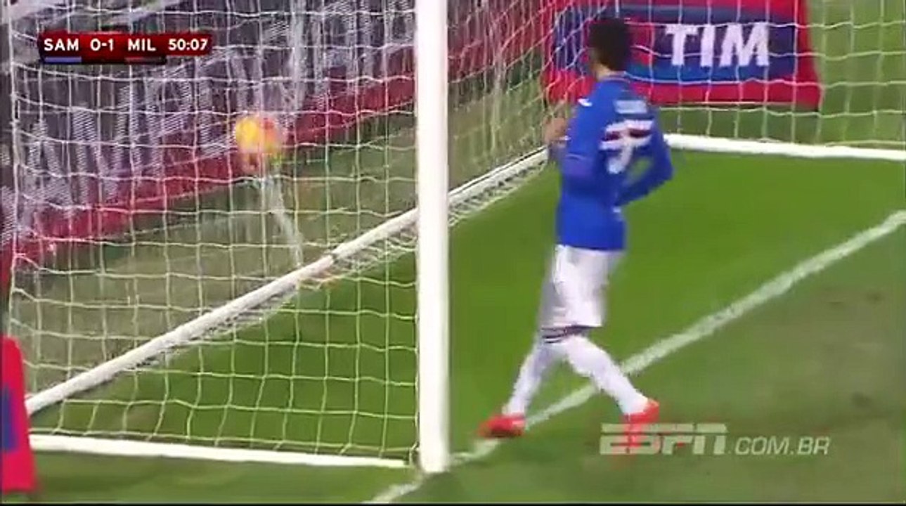 Sampdoria 0 – 2 AC Milan (Coppa Italia) Highlights December 18,2015