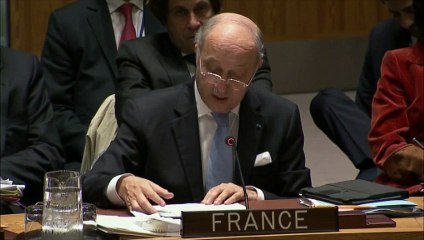 Fabius plaide pour le départ de Bachar al-Assad