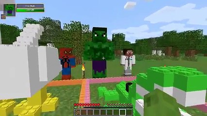 Minecraft School : ZOO ANIMALS LEGO BUILDING CHALLENGE!