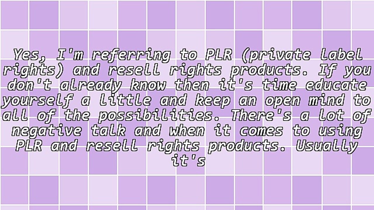 Are You Using The Right Tools In Your Online Business? PLR Products Are Your Best Friend!