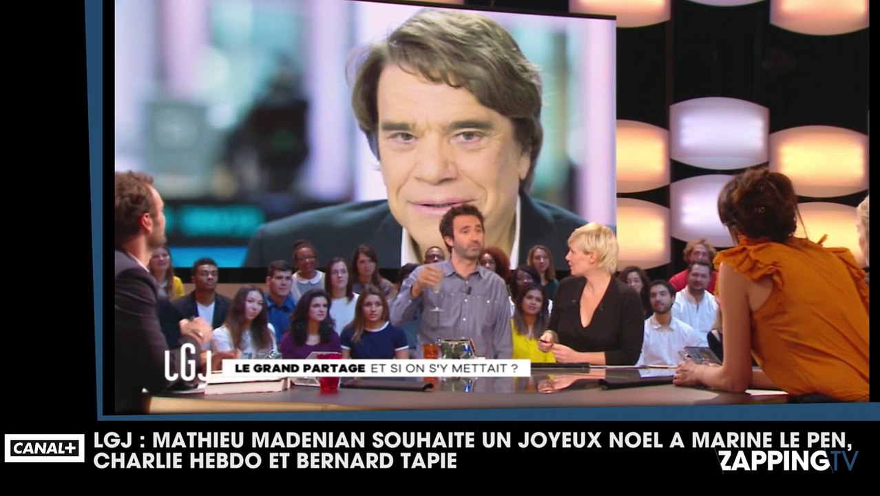 LGJ : Mathieu Madénian souhaite un joyeux Noël à Marine Le Pen, Charlie Hebdo et Bernard Tapie (vidéo)