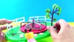 Eggs Unboxing Peppa Pig Roundabout Playground Playset Toy Collectable Figures Andrew K. Brand