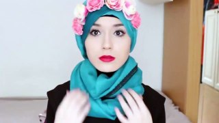 HIjab style 2016 rose flower