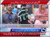 Karachi C one Building residents on road without any help