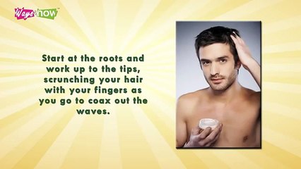 How-to-Make-a-Mans-Straight-Hair-Wavy