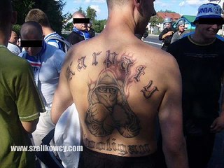 Football fans tatoos