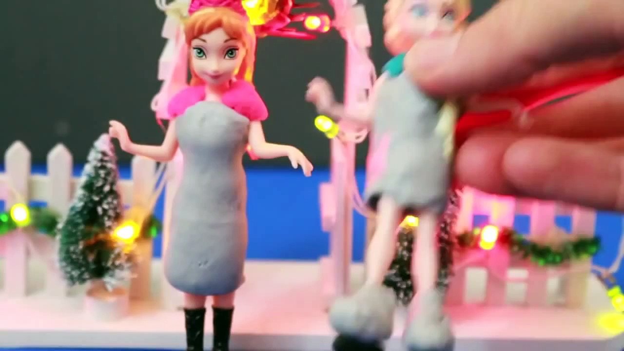 disney toys Play-Doh Disney Frozen Ice Skating Toy Anna & Elsa Play Dough Makeover AllToyCollector