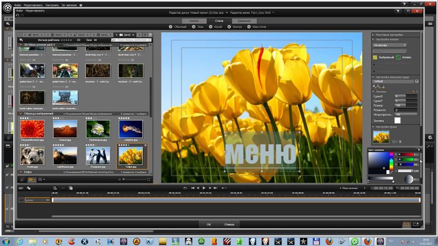 14. Создание меню для DVD 2 - Уроки по Pinnacle Studio 16