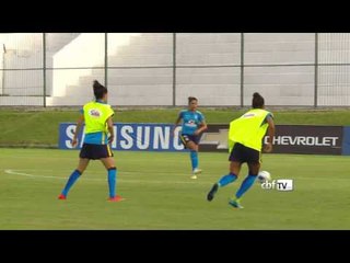 Seleção treina para enfrentar o Canadá