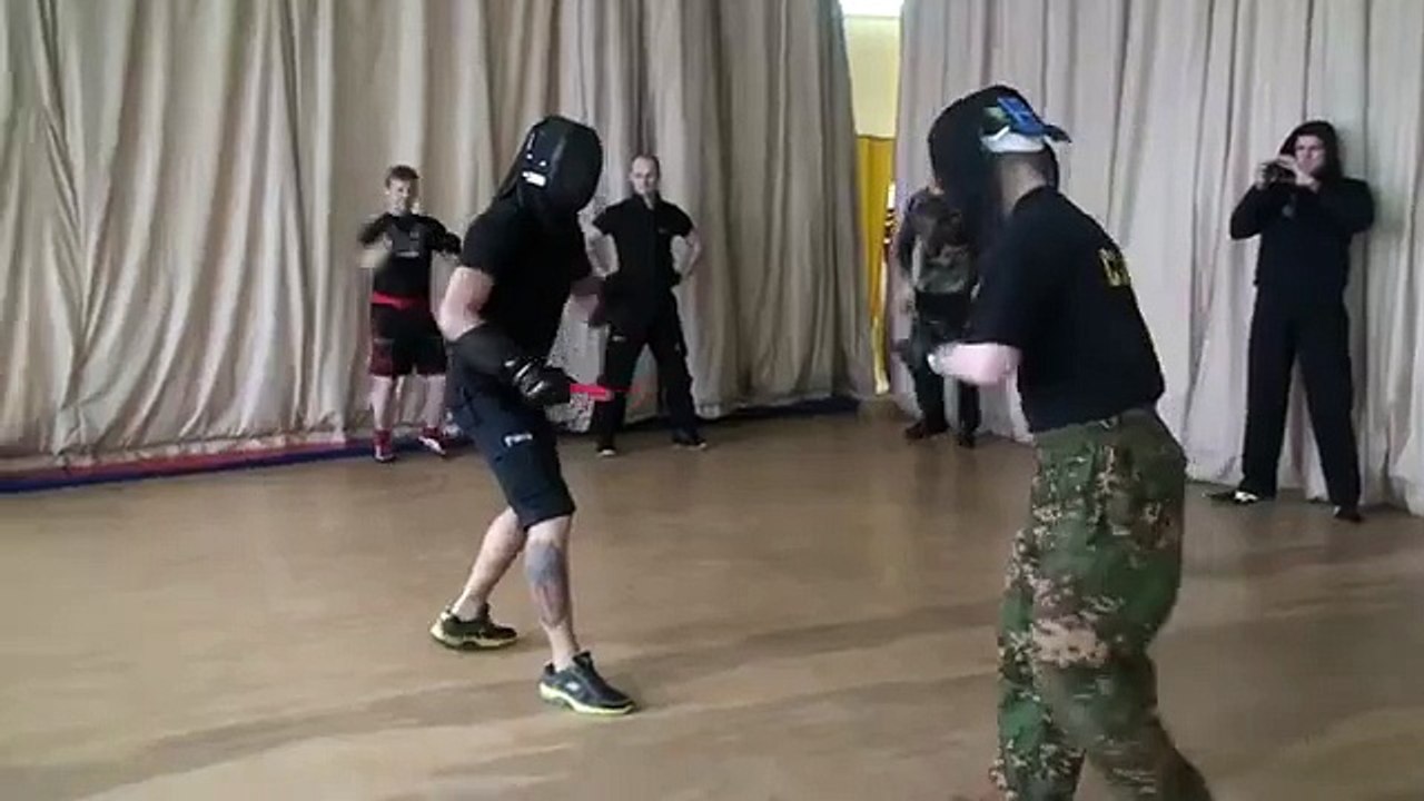 Спарринги 2013 год! Спорт нож Толпар СПАС, ч 2