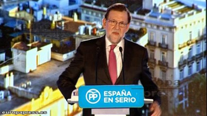Rajoy pide el voto para evitar una coalición