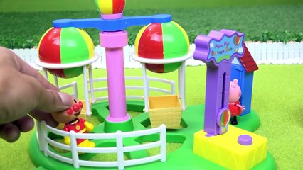 アンパンマン 遊園地で遊ぼう♪ Peppa Pig Balloon Ride Playset