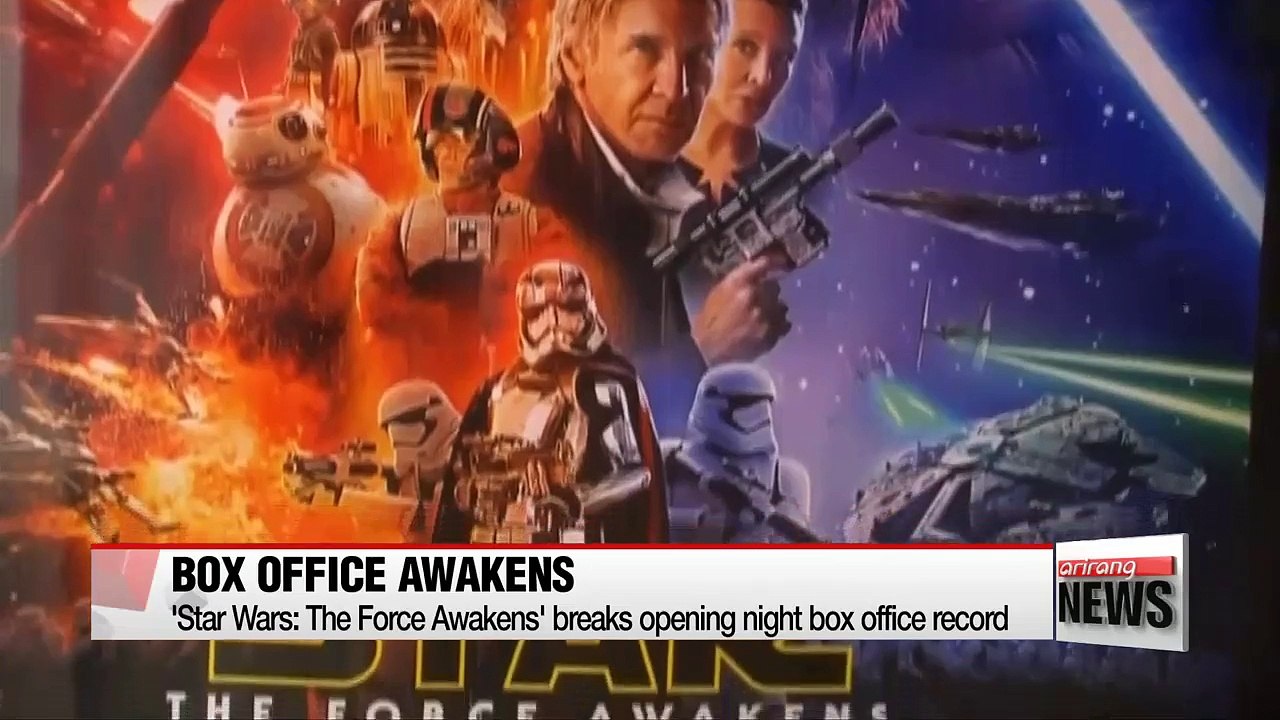 'Star Wars: The Force Awakens' breaks opening night box office record