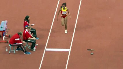 Oops! moment of a Female Triple Jumper