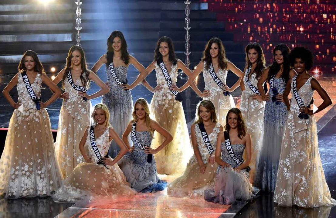 Miss France 2016 : Iris Mittenaere nord pas de calais 12 finalistes en robe tony ward