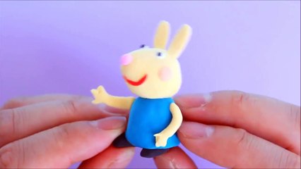 Friends Peppa Pig Finger Family Rhyme Song with Play Doh Friends