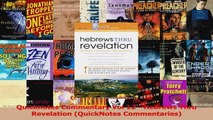 Read  Quicknotes Commentary Vol 12  Hebrews Thru Revelation QuickNotes Commentaries PDF Free