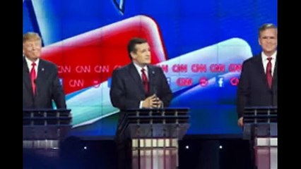 Donald Trump face Cnn debate Las vegas