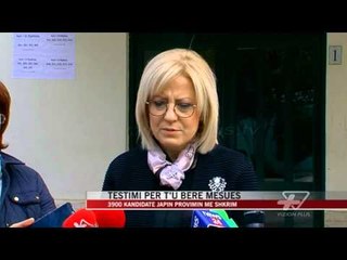 Testimi i mësuesve, 3900 kandidatë japin provimin - News, Lajme - Vizion Plus