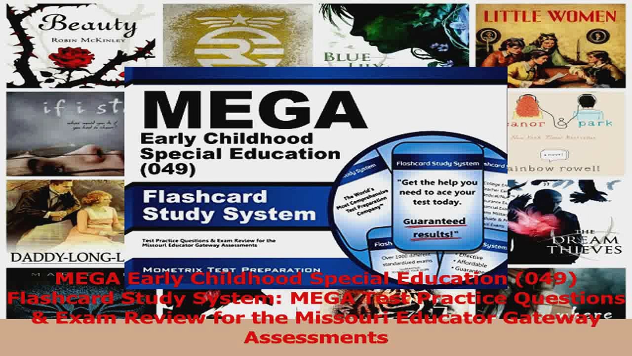 MEGA Early Childhood Special Education 049 Flashcard Study System MEGA Test Practice Download
