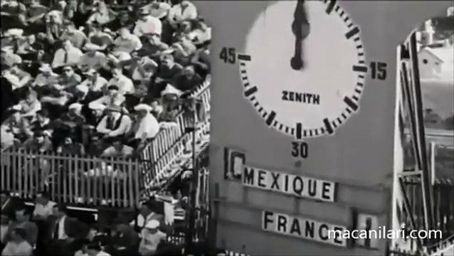 19.06.1954 - 1954 World Cup Group 1 Matchday 2 France 3-2 Mexico / Fransa 3-2 Meksika