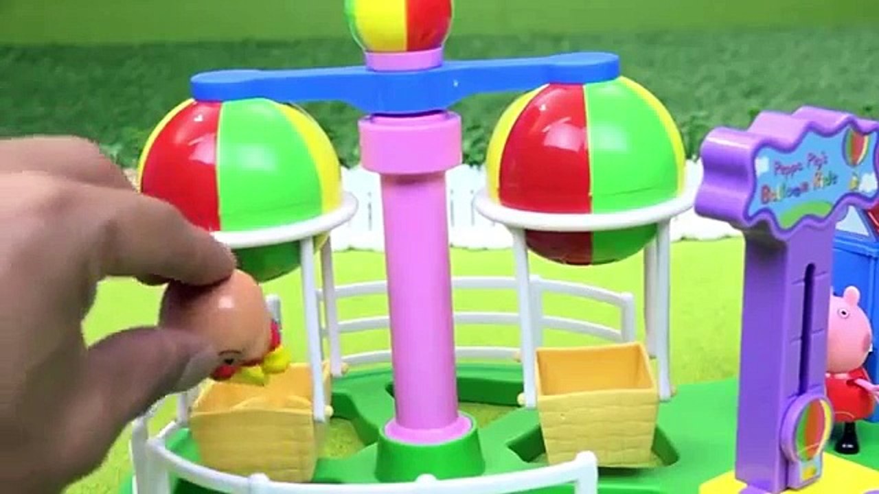 アンパンマン 遊園地で遊ぼう♪ Peppa Pig Balloon Ride Playset