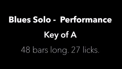 12 Bar Blues Solo