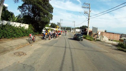 Papai noel, pedal solidário com 85 bikers, Taubaté, SP, MTB, 33 km, 2015, (6)