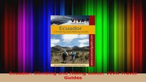 Read  Ecuador Climbing and Hiking Guide VIVA Travel Guides PDF Free